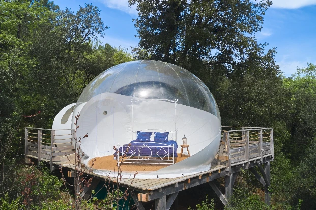 vue de face de la bulle Orion